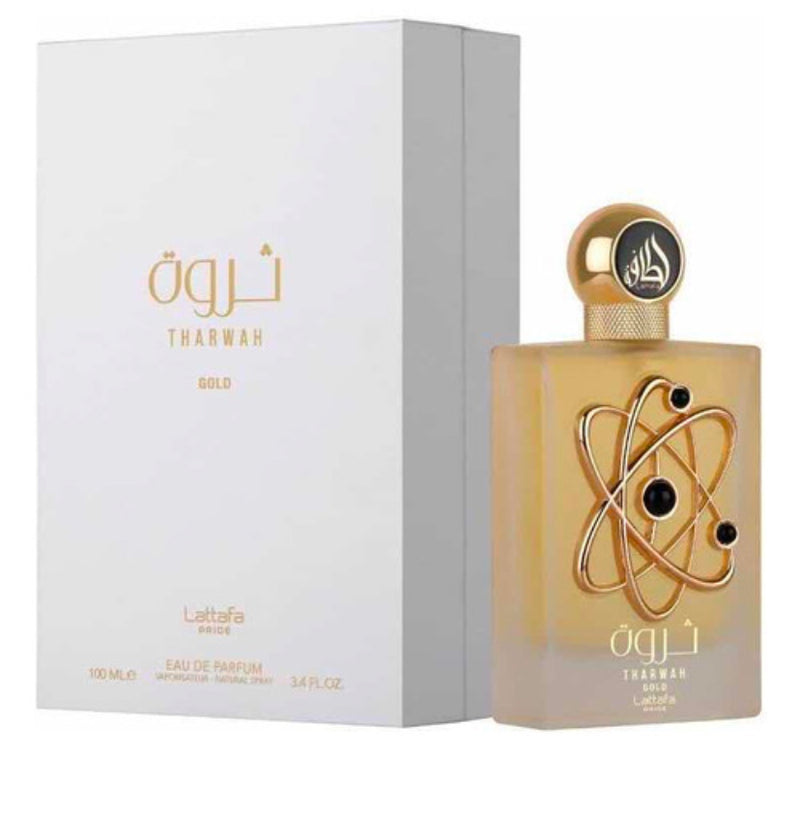 LATTAFA THARWAH GOLD EAU DE PARFUM UNISSEX 100ML